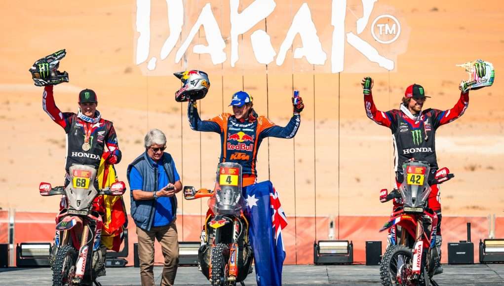 KTM's Daniel Sanders wins the 2025 Dakar Rally