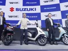 Mr. Kyuji, Mr. T. Suzuki, Mr. Tanaka & Mr. Umeda unveils SMIPL's new products at Bharat Mobility Global Expo 2025