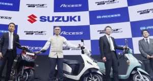 Mr. Kyuji, Mr. T. Suzuki, Mr. Tanaka & Mr. Umeda unveils SMIPL's new products at Bharat Mobility Global Expo 2025
