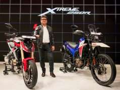 Niranjan Gupta, CEO - Hero MotoCorp with the Hero Xtreme 250R & the Hero Xpulse 210