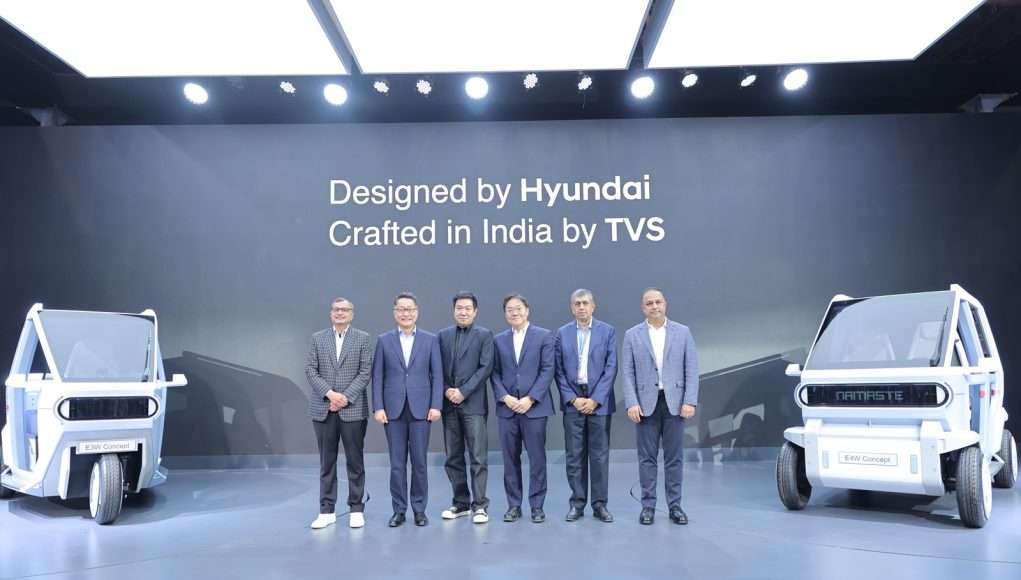 TVS Motor Company and Hyundai Unveil Groundbreaking Electric Vehicle Concepts at Bharat Mobility Global Expo 2025