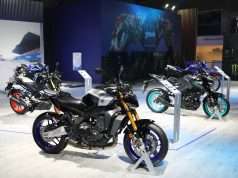 Yamaha MT-09 MT-03 MT-15 at Bharat Mobility Global Expo 2025