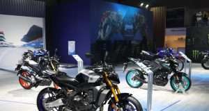 Yamaha MT-09 MT-03 MT-15 at Bharat Mobility Global Expo 2025