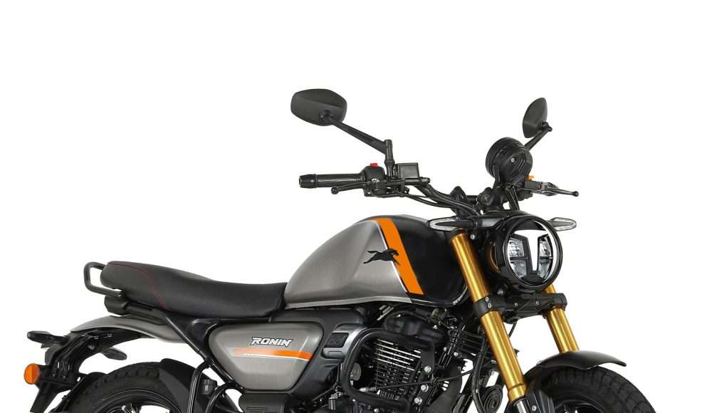 TVS Ronin Charcoal Ember colour option