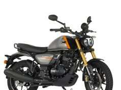 TVS Ronin Charcoal Ember colour option