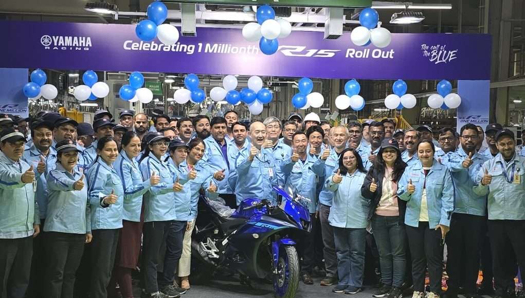 Yamaha R15 crosses 1 Million units Production Milestone