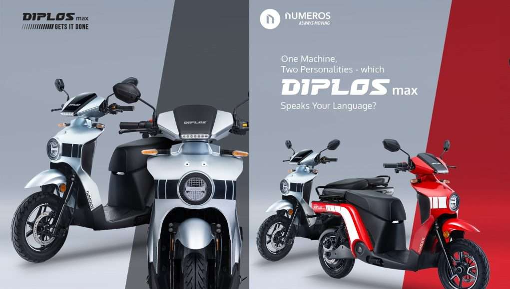 Numeros Motors launches e-scooter Diplos Max at Rs 1.13L