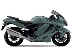 2025 Suzuki Hayabusa in Metallic Mat Steel Green+Glass Sparkle Black