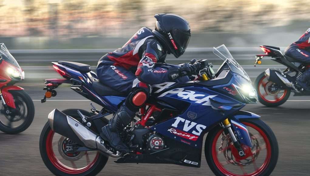 2025 TVS Apache RR310 Sepang Blue Race Replica colour