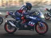 2025 TVS Apache RR310 Sepang Blue Race Replica colour