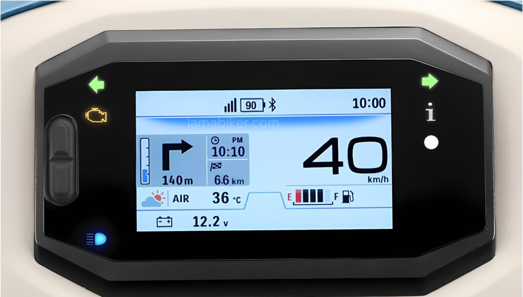 Suzuki Access Gets Upgrades with Bluetooth enabled colour TFT screen