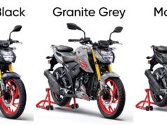2025 TVS Apache RTR 200 4V new colour options - Glossy Black, Matte Black, and Granite Grey