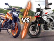 Duke 390 vs Tuono 457 comparison