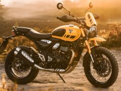 Triumph Scrambler 400 XC Yellow