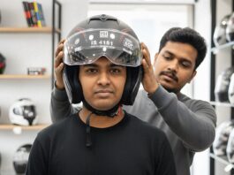 Helmet Size Chart India – How to Choose the Right Helmet Size (With Examples)