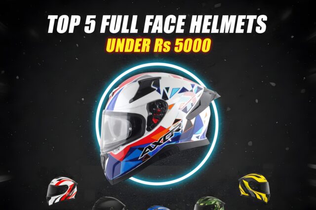 Top 5 Full Face Helmets Under Rs 5000