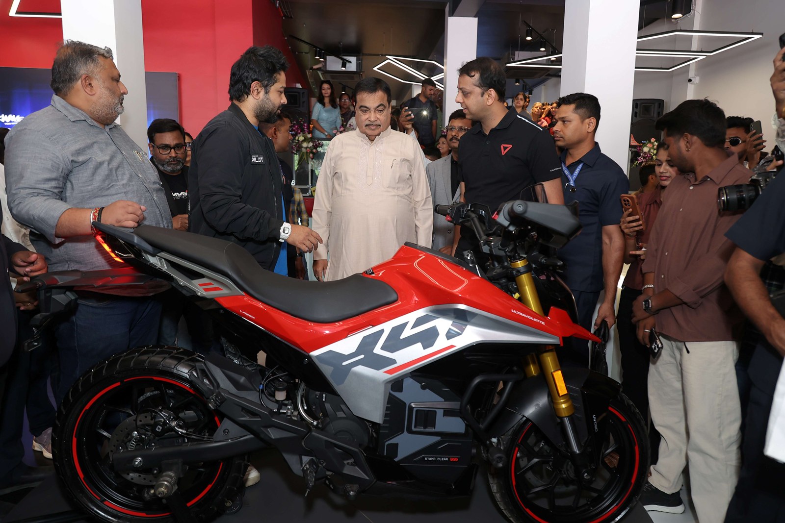 Nitin Gadkari Opens Ultraviolette Space Station in Nagpur