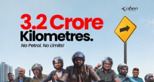 Oben Electric riders collectively clock over 3.2 crore kilometers