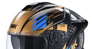 SMK Titan Carbon T-Race Helmet