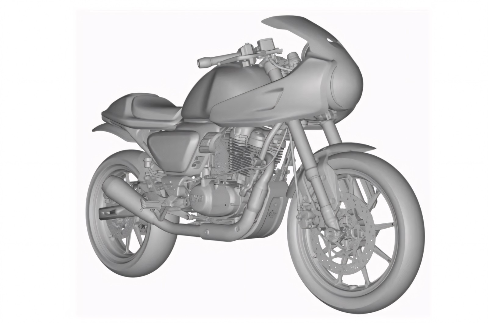 TVS Ronin Cafe Racer design patent