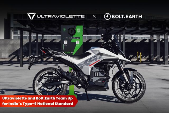Ultraviolette and Bolt.Earth Team Up for India’s Type-6 National Standard