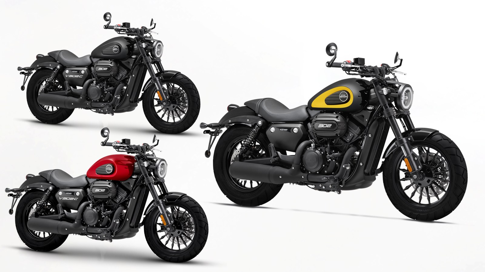 2026 Keeway V302C all colour options