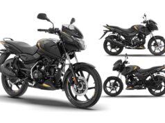 Bajaj Pulsar 150 New Colour Scheme - Black Gold