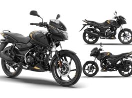 Bajaj Pulsar 150 New Colour Scheme - Black Gold