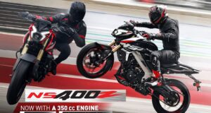 Bajaj Pulsar NS400Z Gets a New 350cc Heart with no price change