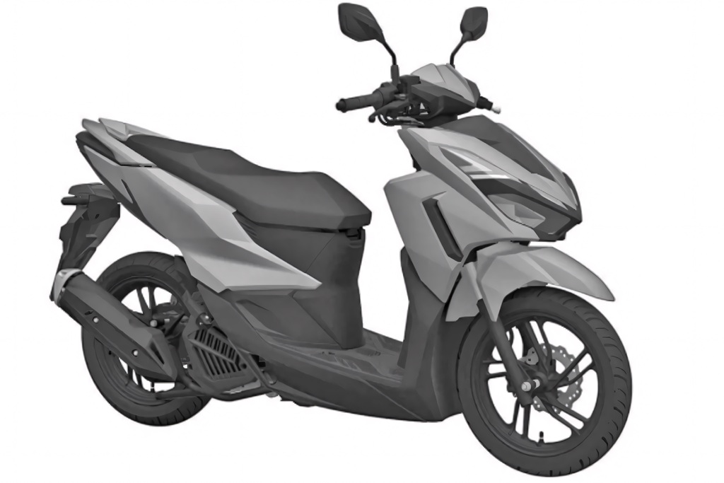 Honda Click 125 design patent for India