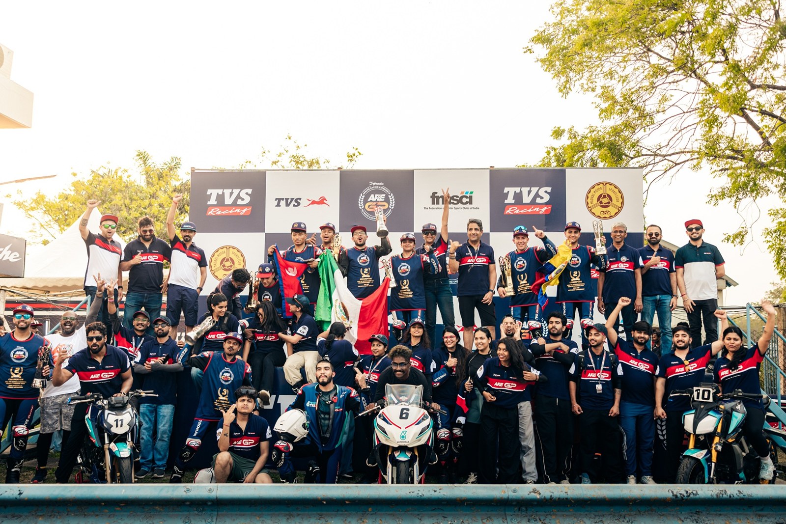 TVS Racing Wraps Up First International Apache Racing Experience GP