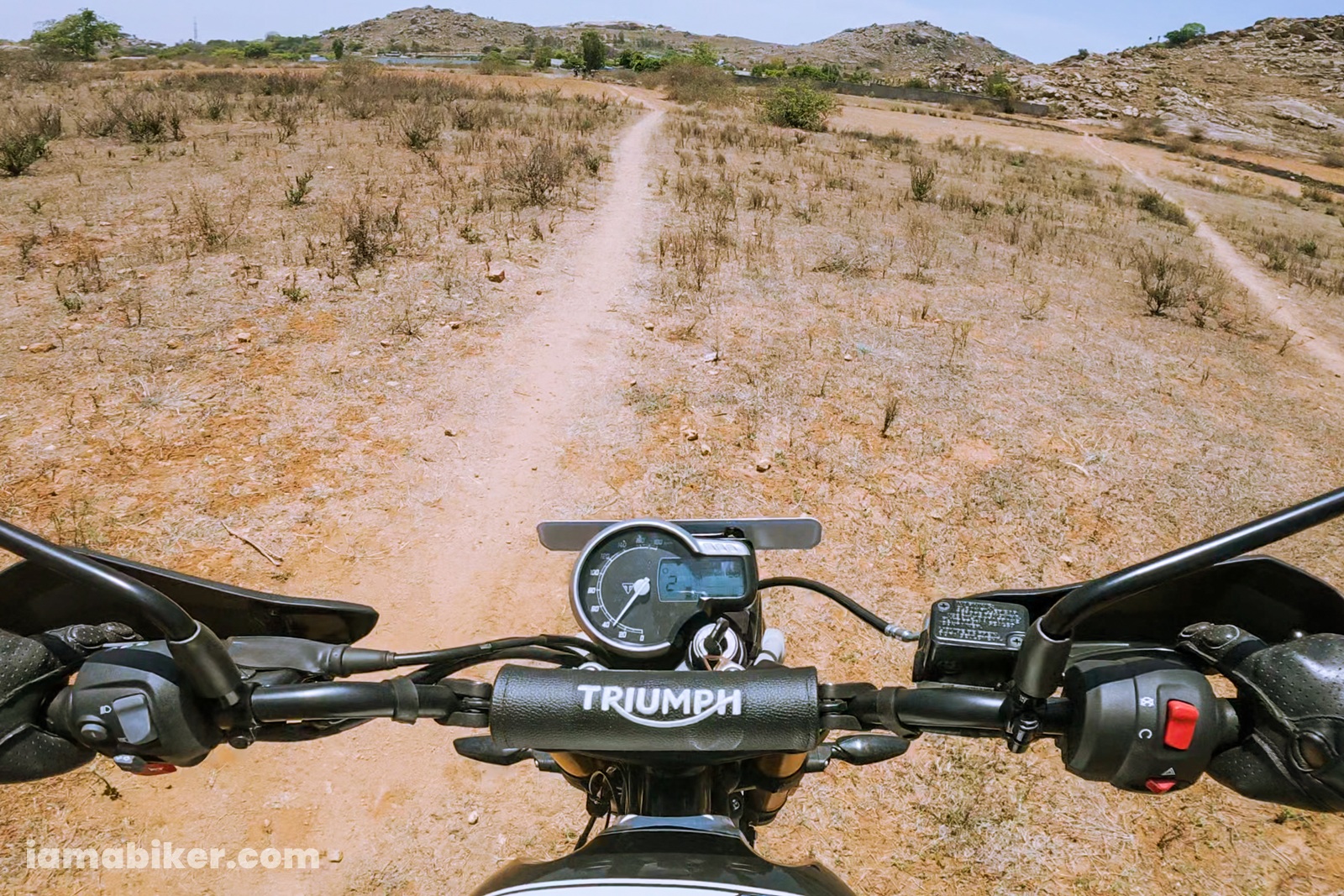 Triumph Scrambler 400X (350cc engine) off road review