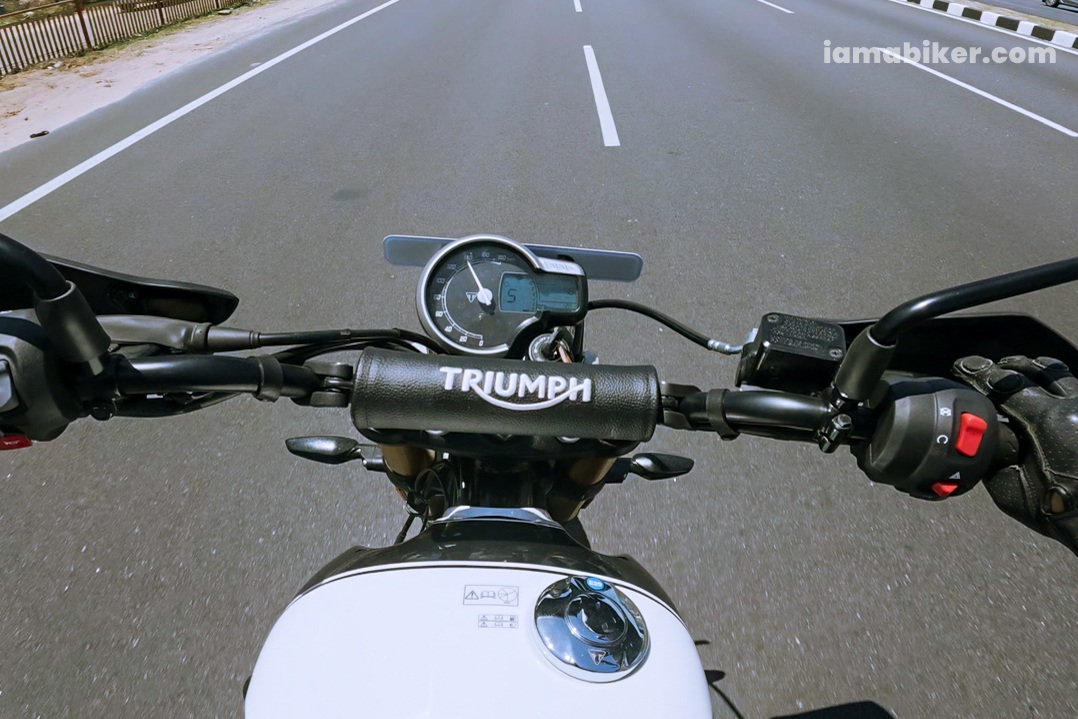 Triumph Scrambler 400X (350cc engine) top speed