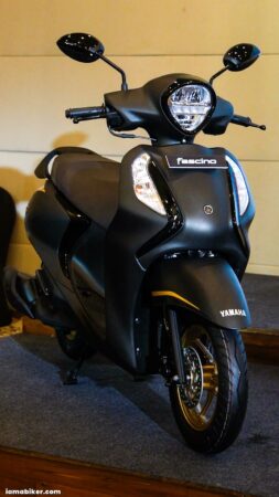 Updated 2026 Yamaha Fascino 125 Fi Hybrid Black