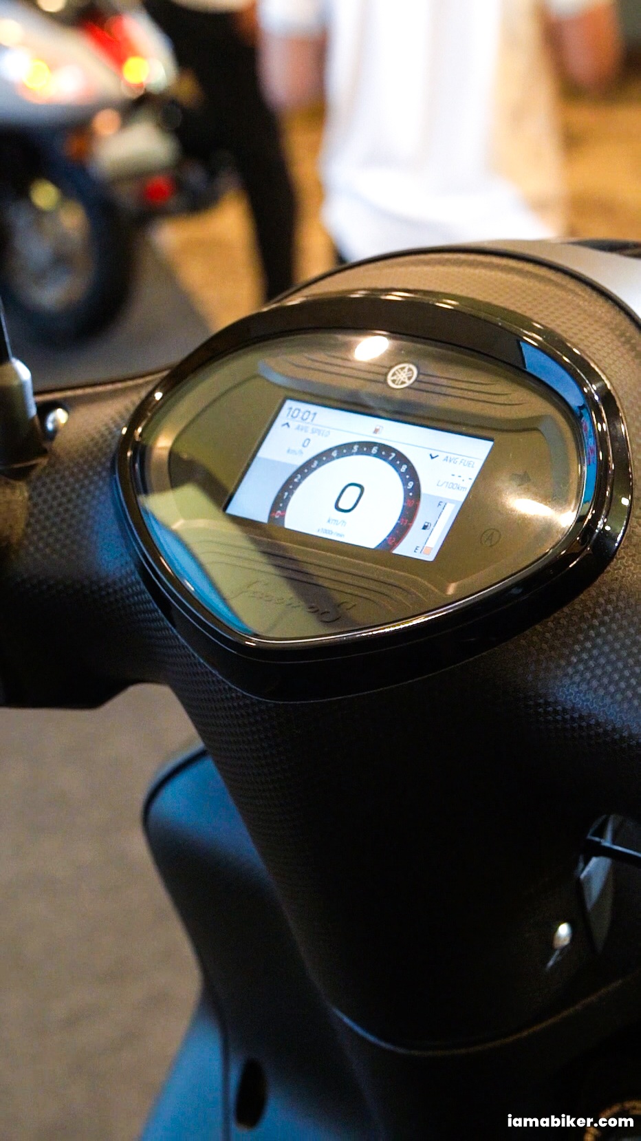 Updated 2026 Yamaha Fascino 125 Fi Hybrid digital meter