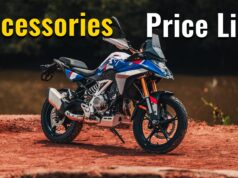 BMW F 450 GS Accessories Price List