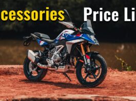 BMW F 450 GS Accessories Price List