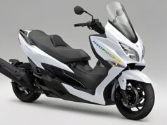Hydrogen Suzuki Burgman FC prototype 2023 Japan Mobility