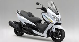 Hydrogen Suzuki Burgman FC prototype 2023 Japan Mobility