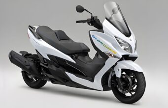 Hydrogen Suzuki Burgman FC prototype 2023 Japan Mobility