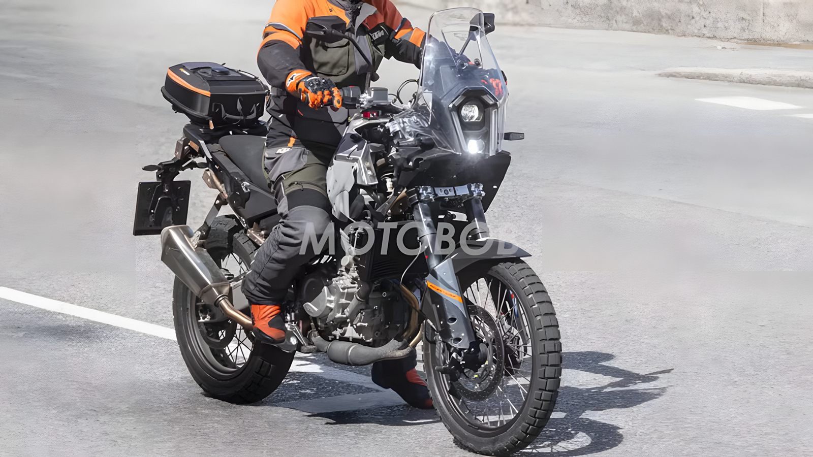 KTM 490 Adventure testing