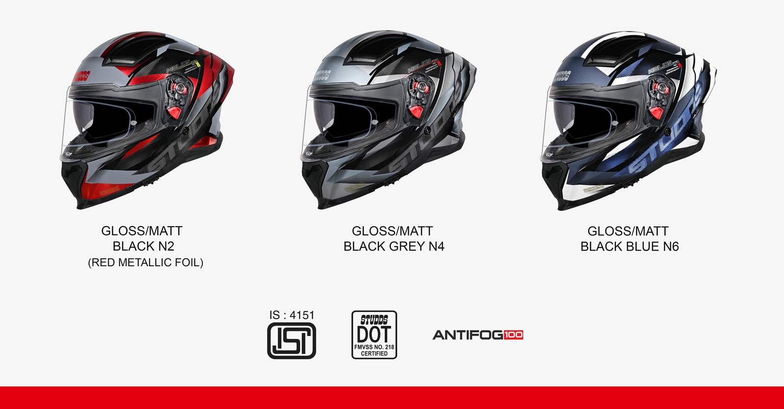 New STUDDS Helios Effect Helmet Launched