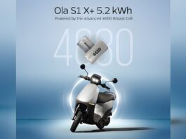 Ola Electric S1 X+ 5.2 kWh gets Government certification