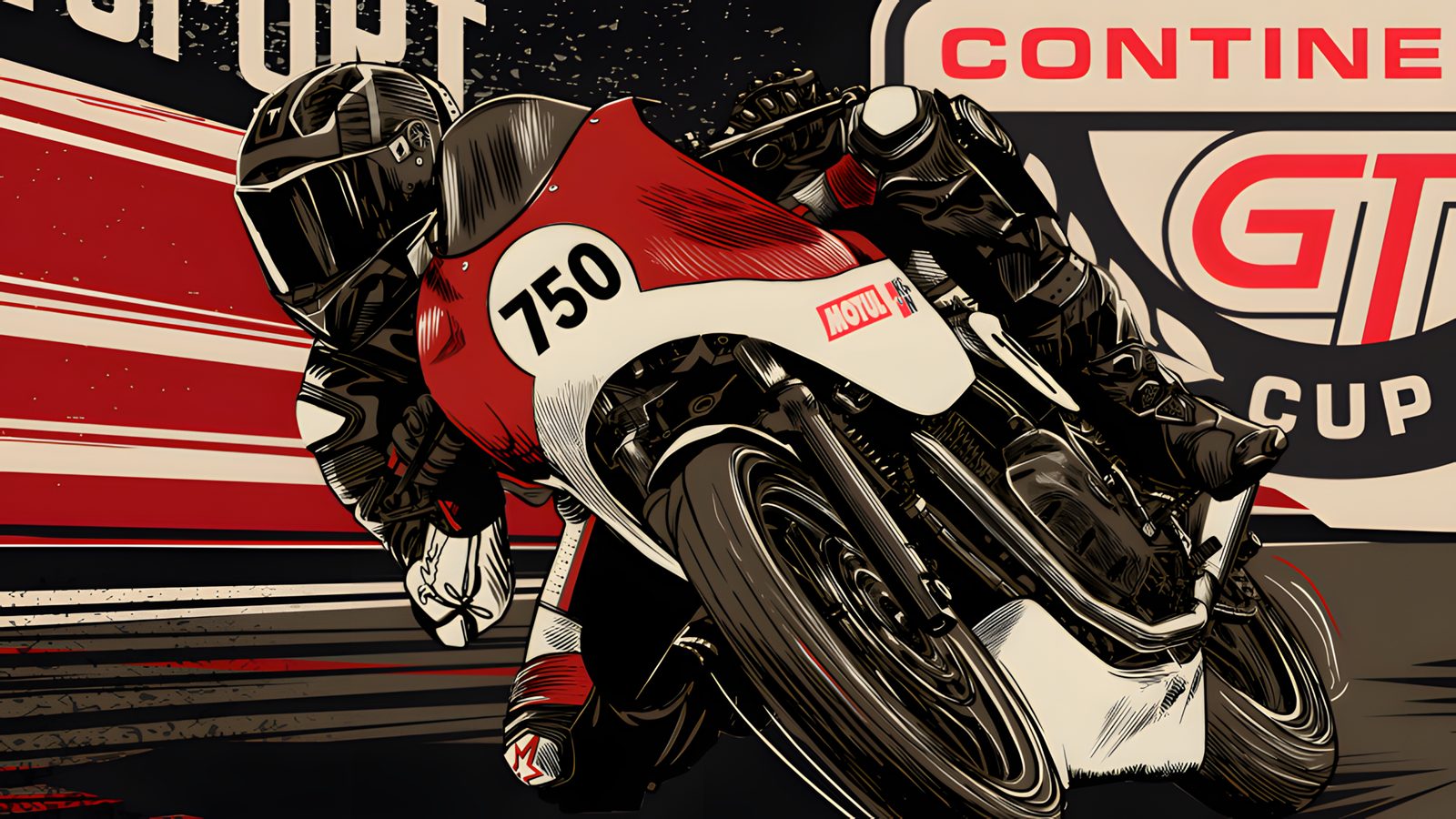 Royal Enfield Continental GT Cup with GT R750