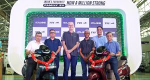 1 Million TVS iQube Electric Scooters Rolled Out