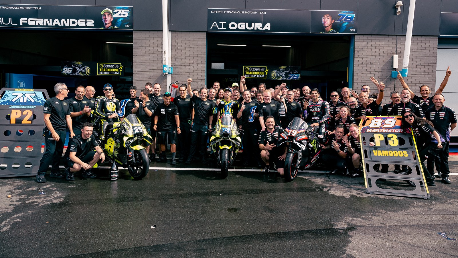 Aprilia Podium lockout Assen 2026