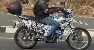 Bajaj Adventure bike testing