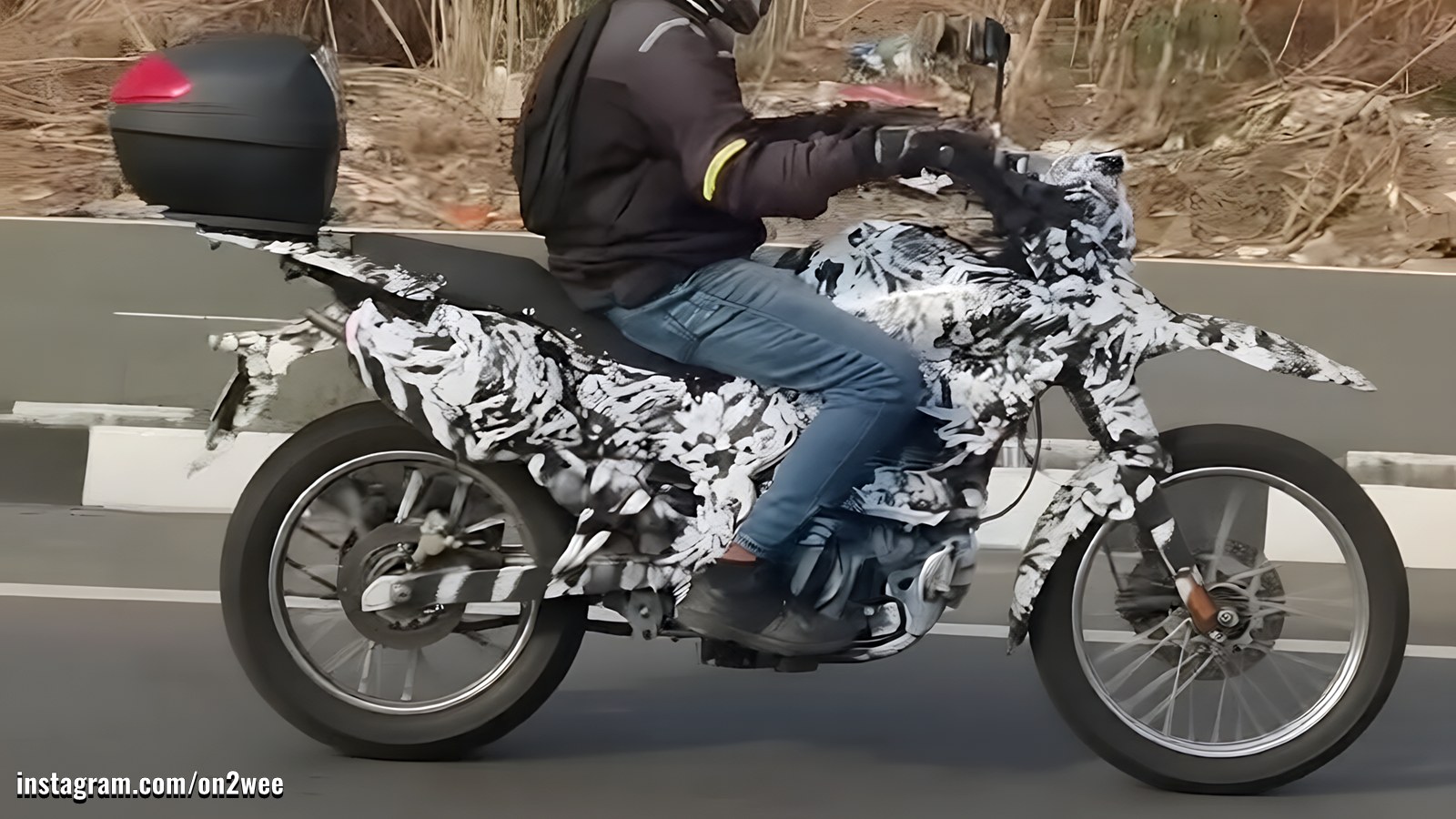 Bajaj Adventure bike testing Bajaj Adventure bike testing