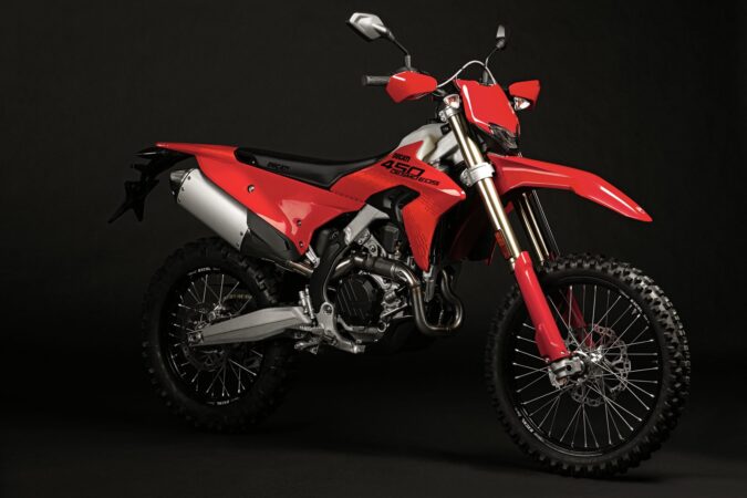 Ducati Desmo450 EDS Enduro Motorcycle Studio photo