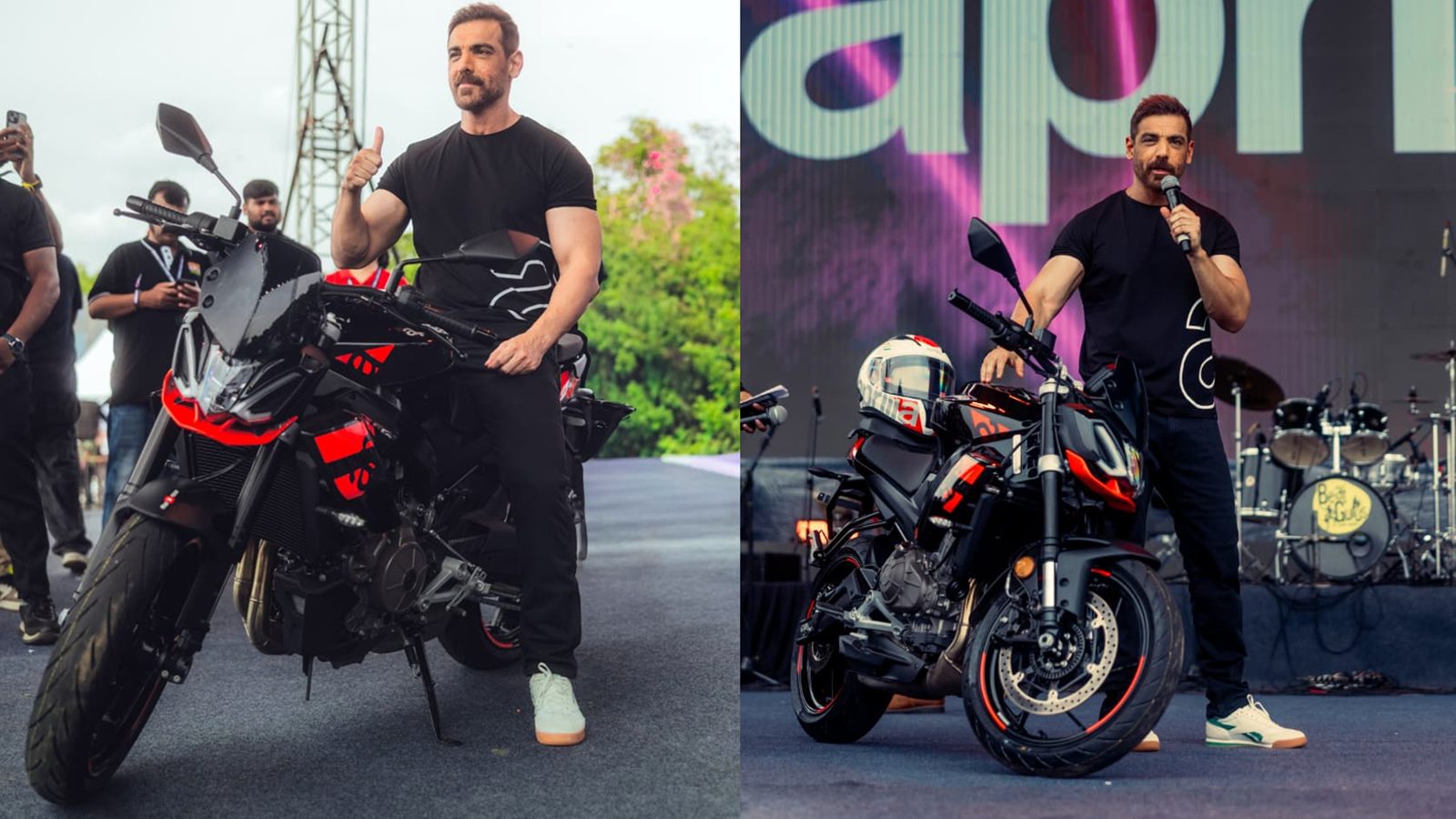 John Abraham launches 2026 Special Edition Tuono 457 - Mamba Black Puma Grey John Abraham launches 2026 Special Edition Tuono 457 - Mamba Black Puma Grey